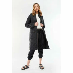 Barbour International Barbour® International Lightweight Longline Quilted Ecosse Jacket Khaki Green -Barbour International Shop unnamed file 1044