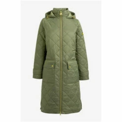 Barbour International Barbour® International Lightweight Longline Quilted Ecosse Jacket Khaki Green -Barbour International Shop unnamed file 1049