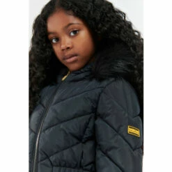 Barbour International Barbour® International Girls Julio Black Quilted Jacket -Barbour International Shop unnamed file 1063