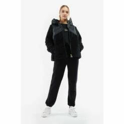 Barbour International Teddy Fur Fleece Alipine Black Jacket -Barbour International Shop unnamed file 107