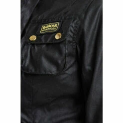 Barbour International Black Waxed Iconic Biker Jacket -Barbour International Shop unnamed file 1098