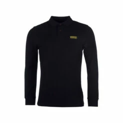 Barbour International Barbour® International Mens Long Sleeve Polo Shirt Navy -Barbour International Shop unnamed file 1128