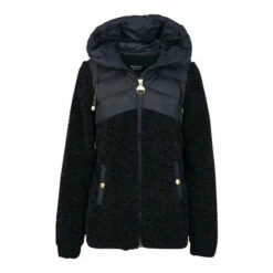Barbour International Teddy Fur Fleece Alipine Black Jacket -Barbour International Shop unnamed file 114