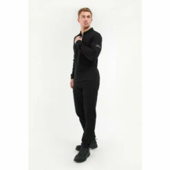 Barbour International Barbour® Black Volt Zip Polo Shirt -Barbour International Shop unnamed file 1151