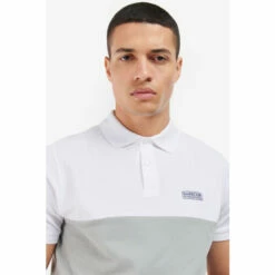 Barbour International Barbour® International White Beam Polo Shirt -Barbour International Shop unnamed file 1159