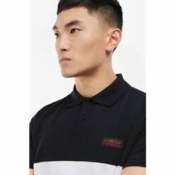 Barbour International Barbour® International Beam Black Polo Shirt -Barbour International Shop unnamed file 1168