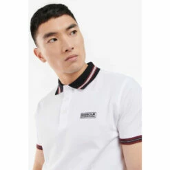 Barbour International Barbour® Noble White Polo Shirt 5 Barbour International Barbour® Noble White Polo Shirt -Barbour International Shop unnamed file 1184