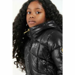 Barbour International Barbour® International Girls Black Salta Quilted Jacket -Barbour International Shop unnamed file 119