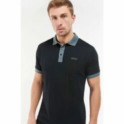 Barbour International Barbour® International Cruiser Black Polo Shirt