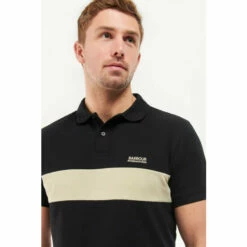 Barbour International Barbour® International Block Stripe Polo Shirt Grey -Barbour International Shop unnamed file 1208
