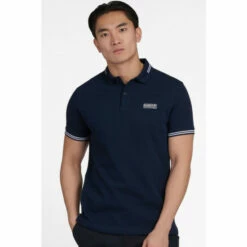 Barbour International Barbour® International Blue Essential Tipped Polo Shirt