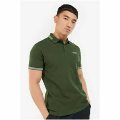 Barbour International Barbour® Green Essential Tipped Polo -Barbour International Shop unnamed file 1226
