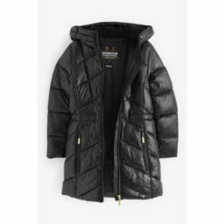 Barbour International Barbour® International Girls Black Salta Quilted Jacket -Barbour International Shop unnamed file 124