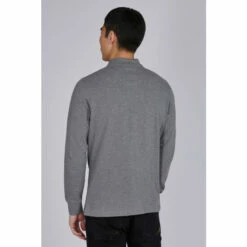 Barbour International Barbour® International Grey Long Sleeve Polo Shirt 3 Barbour International Barbour® International Grey Long Sleeve Polo Shirt -Barbour International Shop unnamed file 1243
