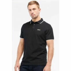 Barbour International Barbour® International Kick Black Polo Shirt