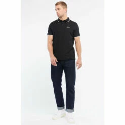 Barbour International Barbour® International Kick Black Polo Shirt -Barbour International Shop unnamed file 1258