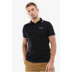 Barbour International Barbour® International Event Tipped Polo Shirt White -Barbour International Shop unnamed file 1323