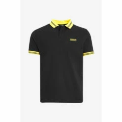 Barbour International Barbour® International Track Polo Shirt Black -Barbour International Shop unnamed file 1336
