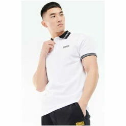 Barbour International Barbour® International Track Polo Shirt Black -Barbour International Shop unnamed file 1340
