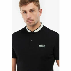 Barbour International Barbour® International Line Sports Collar Polo Shirt White -Barbour International Shop unnamed file 1344