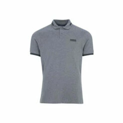 Barbour International Barbour® International Grey Essential Tipped Polo Shirt -Barbour International Shop unnamed file 1357