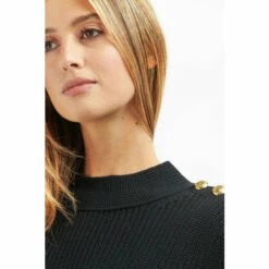 Barbour International Barbour® International Black Button Detail Panorama Jumper -Barbour International Shop unnamed file 1370