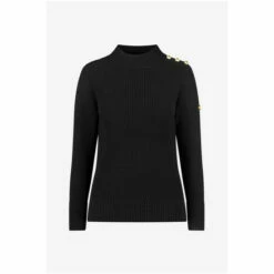 Barbour International Barbour® International Black Button Detail Panorama Jumper -Barbour International Shop unnamed file 1374