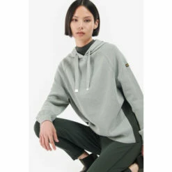 Barbour International Barbour® International Green Hooded Alpine Jumper