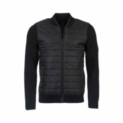 Barbour International Baffle Hybrid Zip Through Jumper Black -Barbour International Shop unnamed file 1390