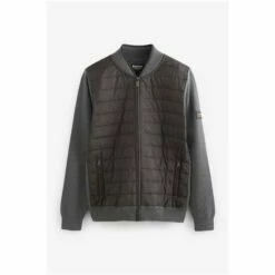 Barbour International Baffle Hybrid Zip Through Jumper Black -Barbour International Shop unnamed file 1394