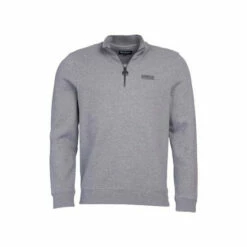Barbour International Barbour® International Half Zip Sweater Grey -Barbour International Shop unnamed file 1411