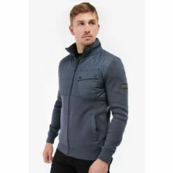Barbour International Barbour® International Grey Radon Hybrid Jumper