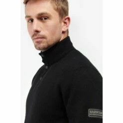 Barbour International Barbour® Black Steele Knit Jumper 4 Barbour International Barbour® Black Steele Knit Jumper -Barbour International Shop unnamed file 1441