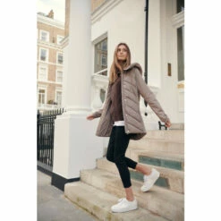 Barbour International Chenille Zip Neck Romana Brown Jumper -Barbour International Shop unnamed file 1445