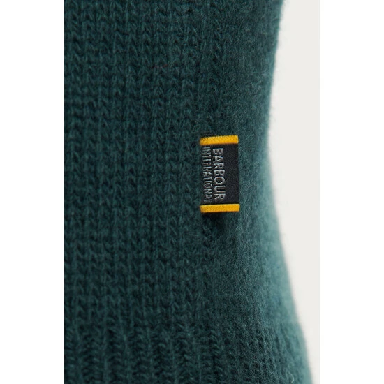 unnamed-file-1462.jpg Barbour International Barbour® International Green Shawl Neck Knit Jumper -Barbour International Shop unnamed file 1462