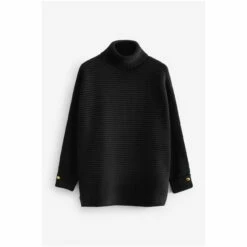 Barbour International Barbour® International Ribbed Roll Neck Cabalen Jumper White -Barbour International Shop unnamed file 1487