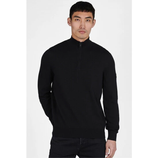 unnamed-file-1504.jpg Barbour International Barbour® International Cotton Half Zip Knit Black Sweater -Barbour International Shop unnamed file 1504