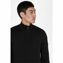 Barbour International Barbour® International Cotton Half Zip Knit Black Sweater 5 Barbour International Barbour® International Cotton Half Zip Knit Black Sweater -Barbour International Shop unnamed file 1507