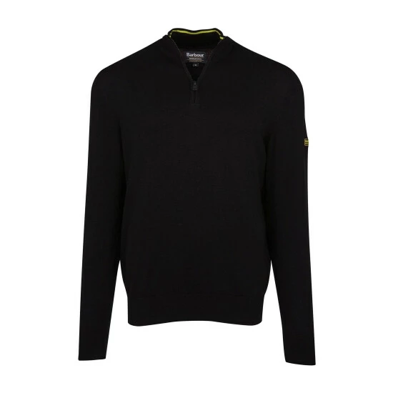 unnamed-file-1508.jpg Barbour International Barbour® International Cotton Half Zip Knit Black Sweater -Barbour International Shop unnamed file 1508