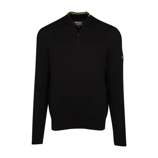 unnamed-file-1511.jpg Barbour International Barbour® International Cotton Half Zip Knit Black Sweater -Barbour International Shop unnamed file 1511