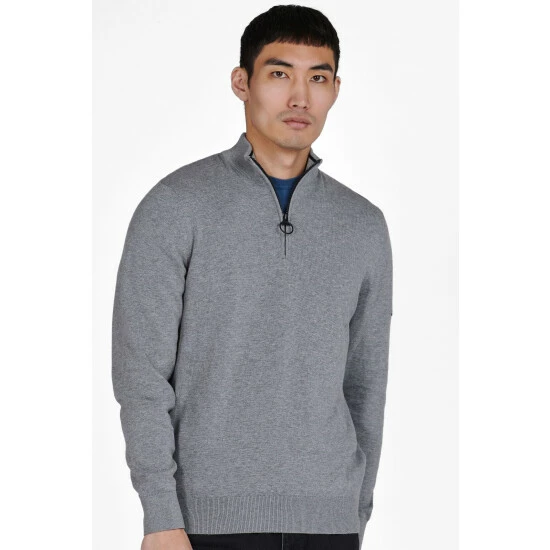 unnamed-file-1512.jpg Barbour International Barbour® International Grey Cotton Half Zip Knit Sweater -Barbour International Shop unnamed file 1512