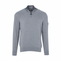 Barbour International Barbour® International Grey Cotton Half Zip Knit Sweater 6 Barbour International Barbour® International Grey Cotton Half Zip Knit Sweater -Barbour International Shop unnamed file 1516