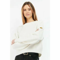Barbour International Barbour® International White Monaco Knit Jumper