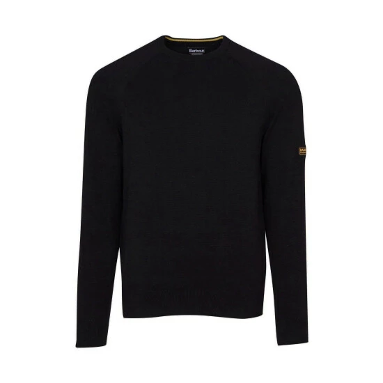 unnamed-file-1540.jpg Barbour International Barbour® International Cotton Crew Knit Black Jumper -Barbour International Shop unnamed file 1540