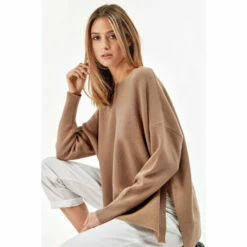 Barbour International Barbour® International Fine Knit Relaxed Fit Boa Jumper Beige -Barbour International Shop unnamed file 1560