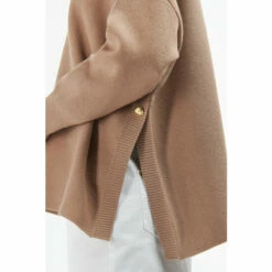 Barbour International Barbour® International Fine Knit Relaxed Fit Boa Jumper Beige -Barbour International Shop unnamed file 1563