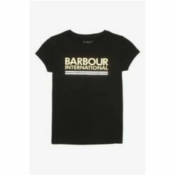 Barbour International Barbour® International Girls Reina Logo T-Shirt -Barbour International Shop unnamed file 1625