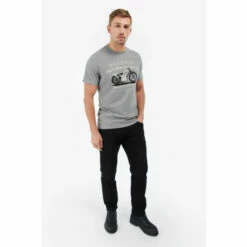 Barbour International Barbour® International Grey Alter Graphic T-Shirt -Barbour International Shop unnamed file 1642