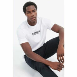 Barbour International Barbour® International Formula White T-Shirt -Barbour International Shop unnamed file 1653