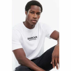 Barbour International Barbour® International Formula White T-Shirt -Barbour International Shop unnamed file 1655